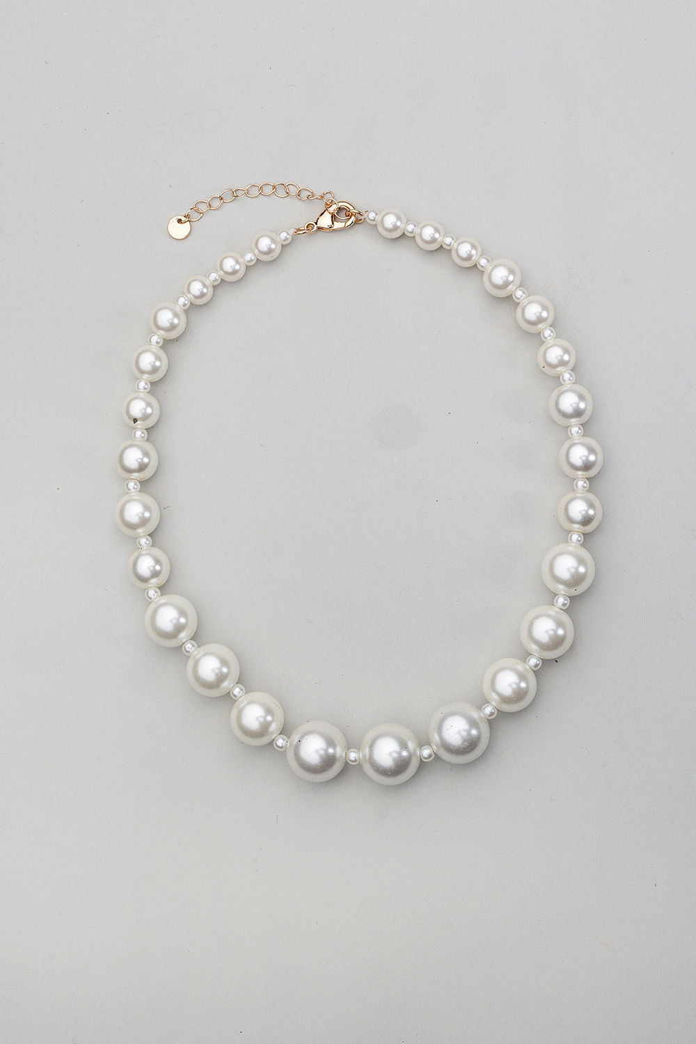 Bow 19 Bead Pearl Necklace