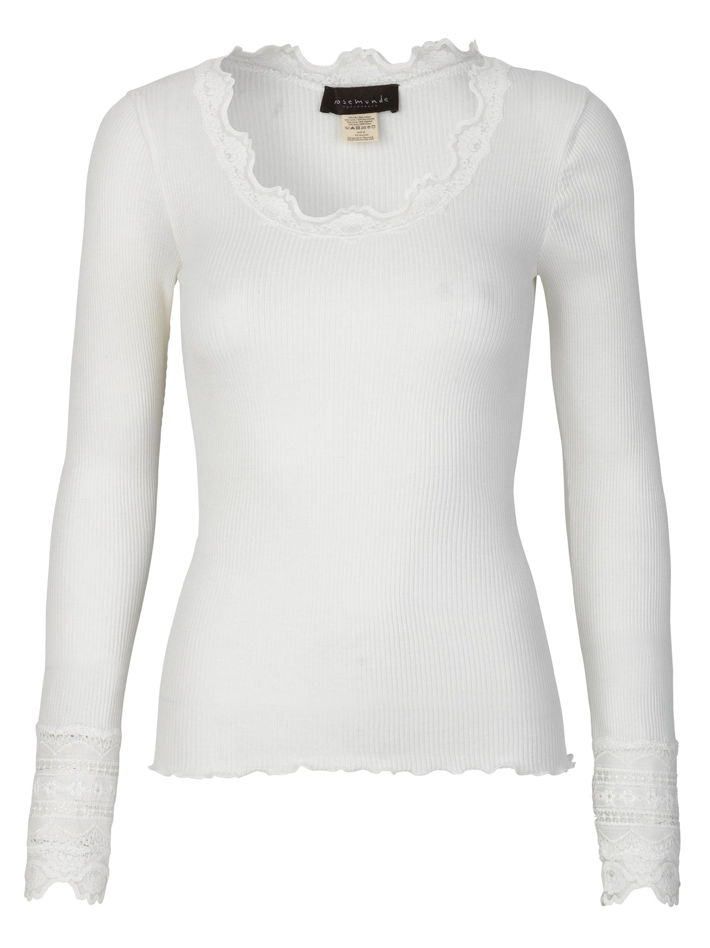 Rosemunde Benita Silk T-shirt New White