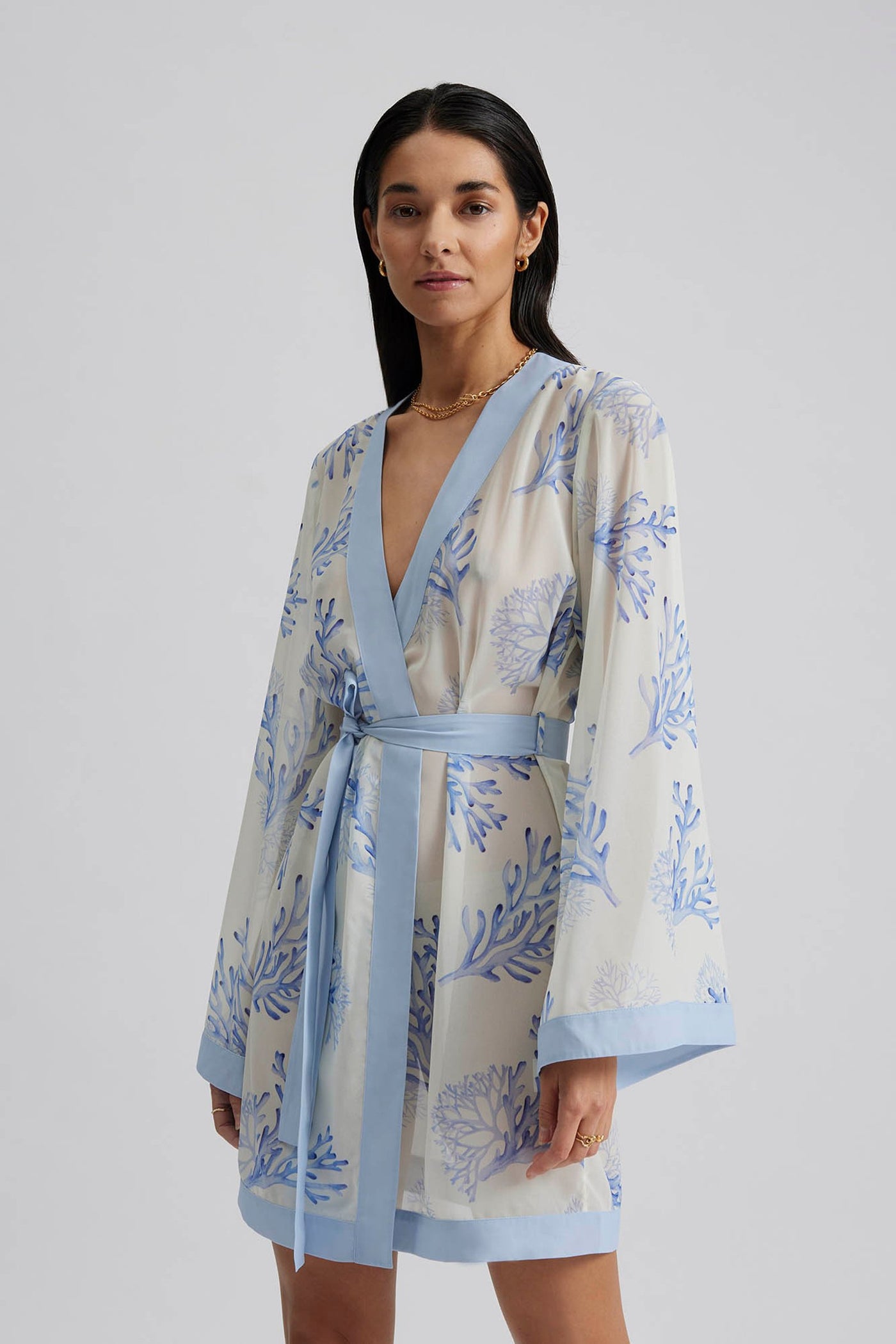 Malina Dalia Kaftan Blue