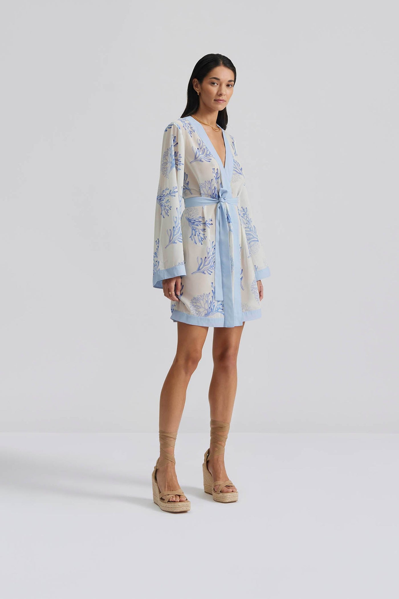 Malina Dalia Kaftan Blue