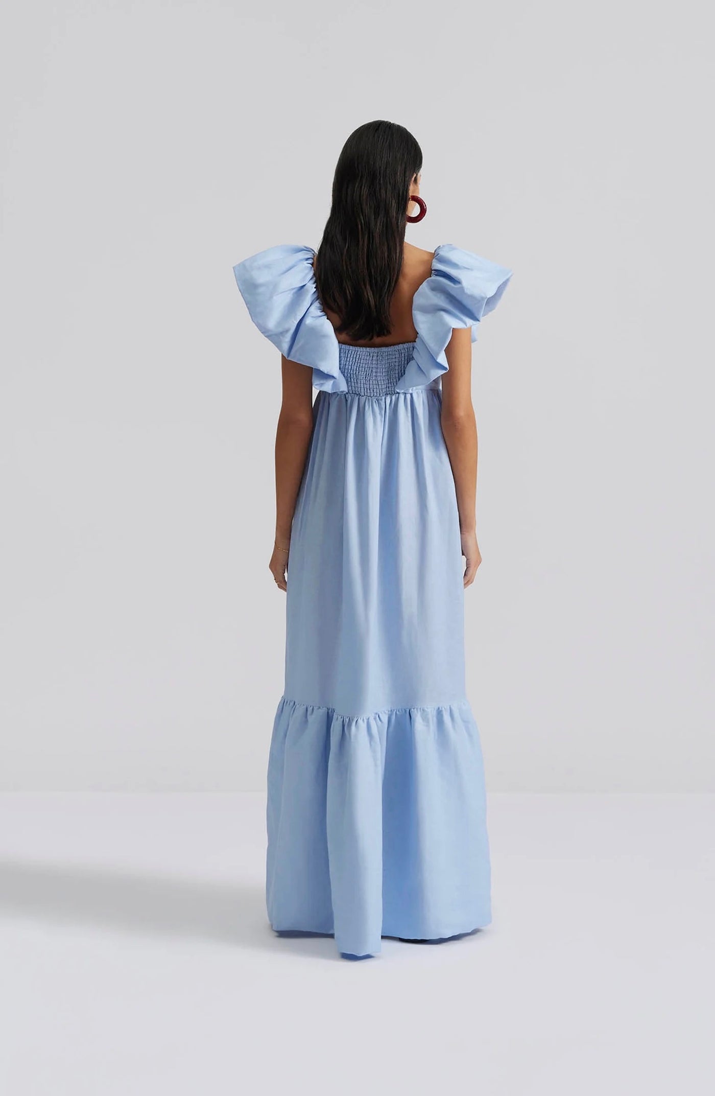 Malina Emile Maxi Dress Pastel Blue