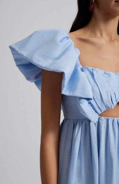 Malina Emile Maxi Dress Pastel Blue