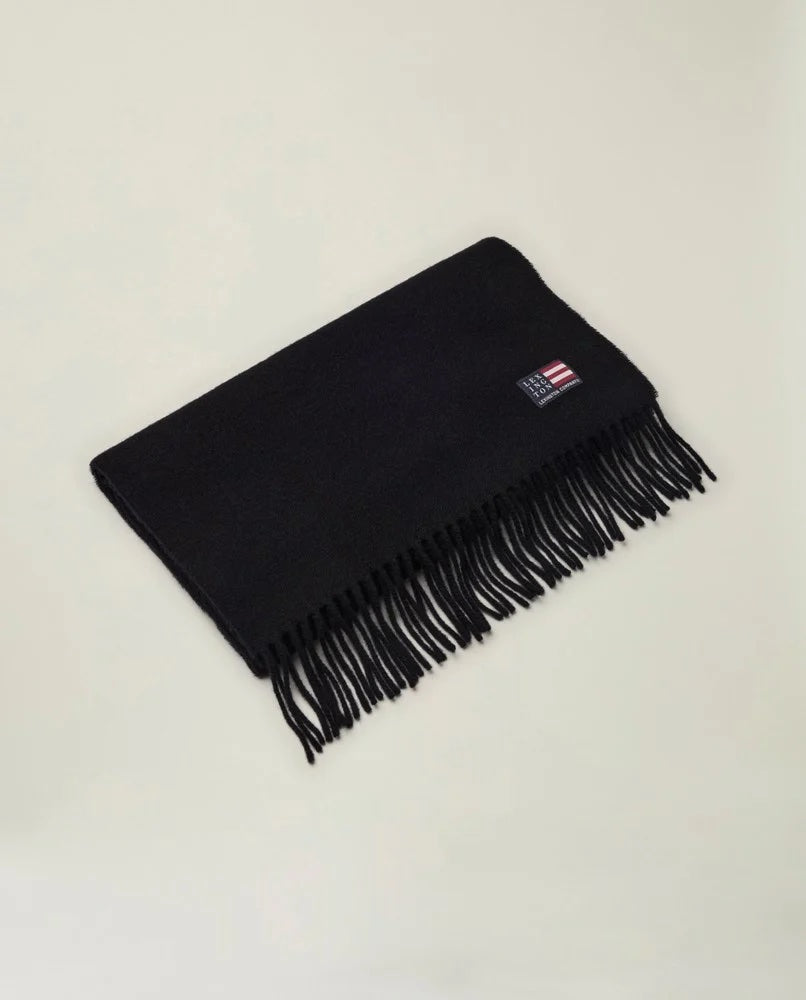 Lexington Recycled Wool Blend Scarf black