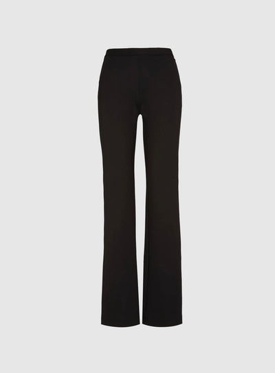 Andiata Suzette Mustat Leveälahkeiset Jersey Housut