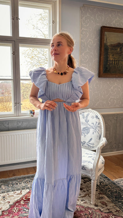 Malina Emile Maxi Dress Pastel Blue