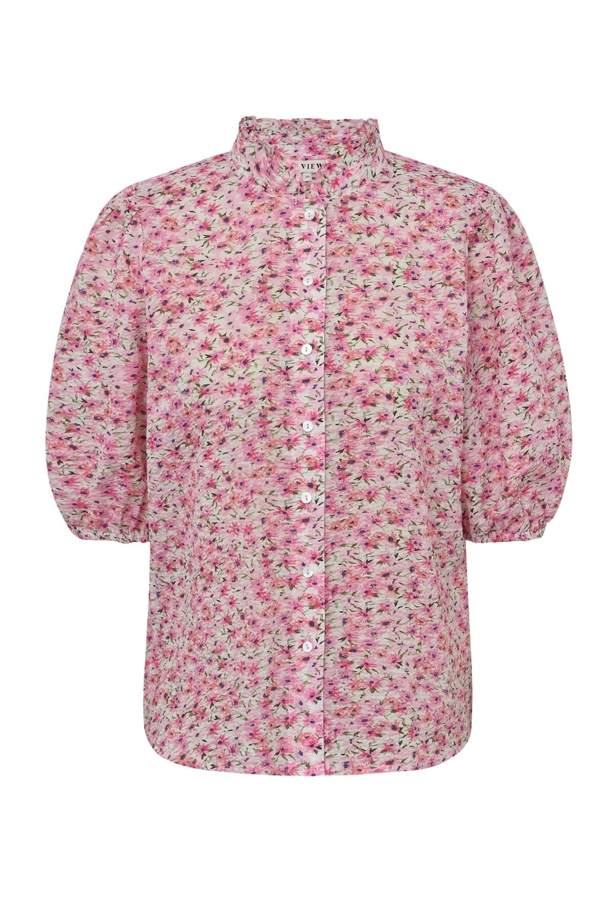 A-View Tiffany Short Sleeve Shirt Rose/Pink
