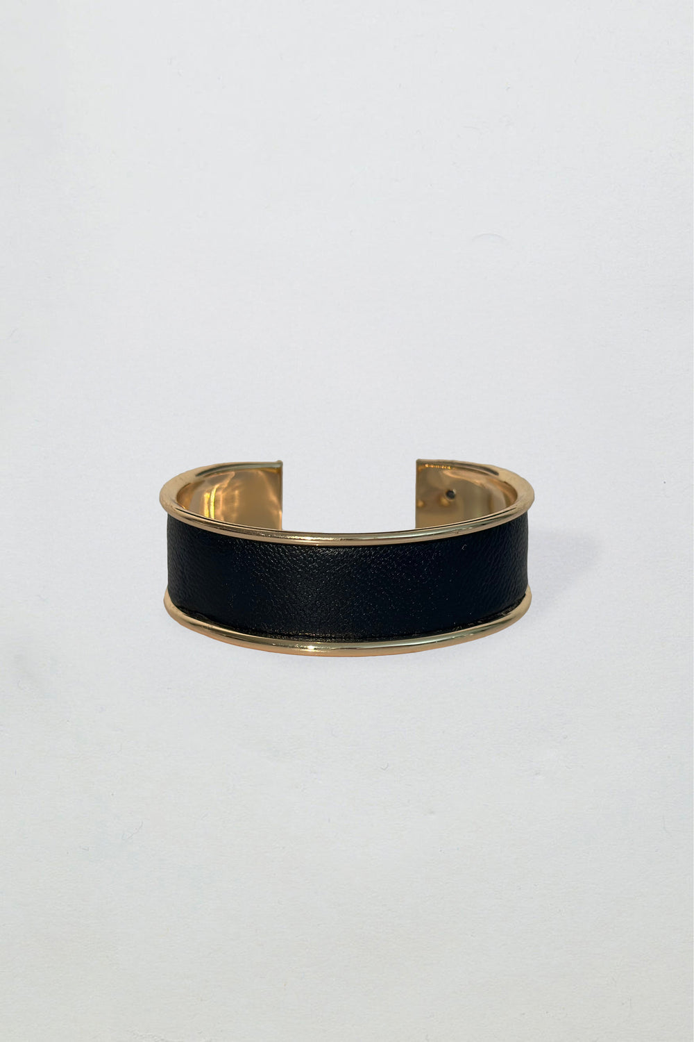 Bow 19 Cuff Thin Bracelet Black