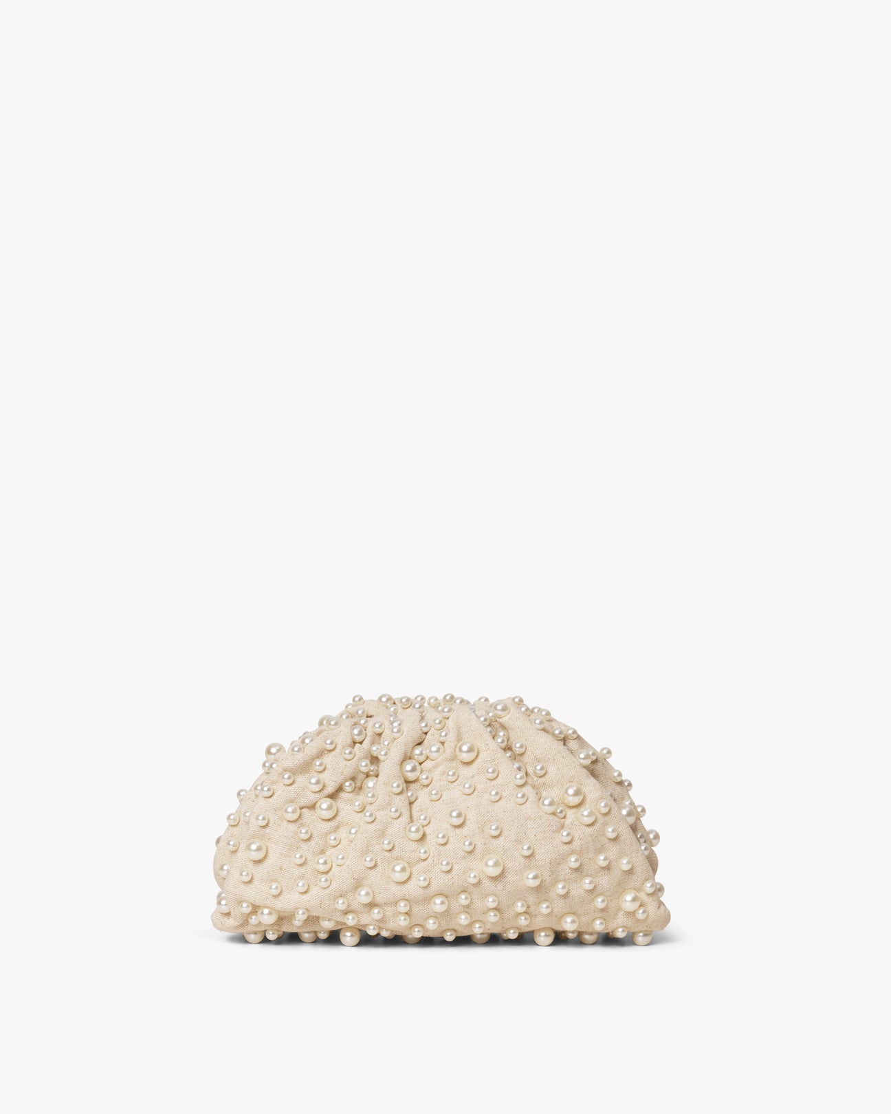 Day Pearl Linen Clutch