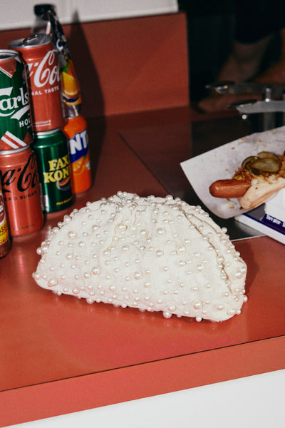 Day Pearl Linen Clutch