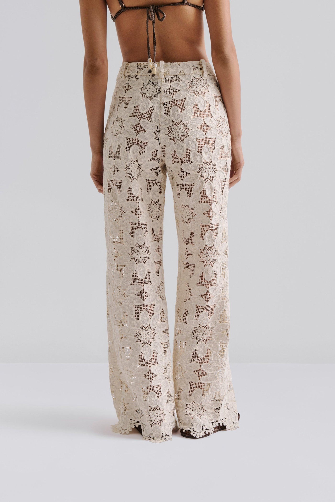 Malina Natalina Guipure Lace Pants