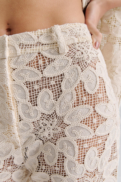 Malina Natalina Guipure Lace Pants