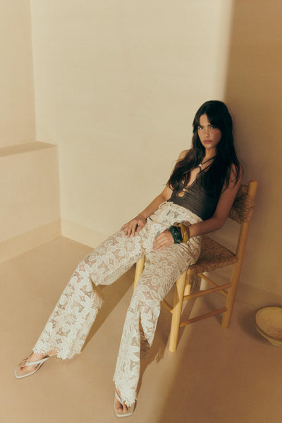 Malina Natalina Guipure Lace Pants