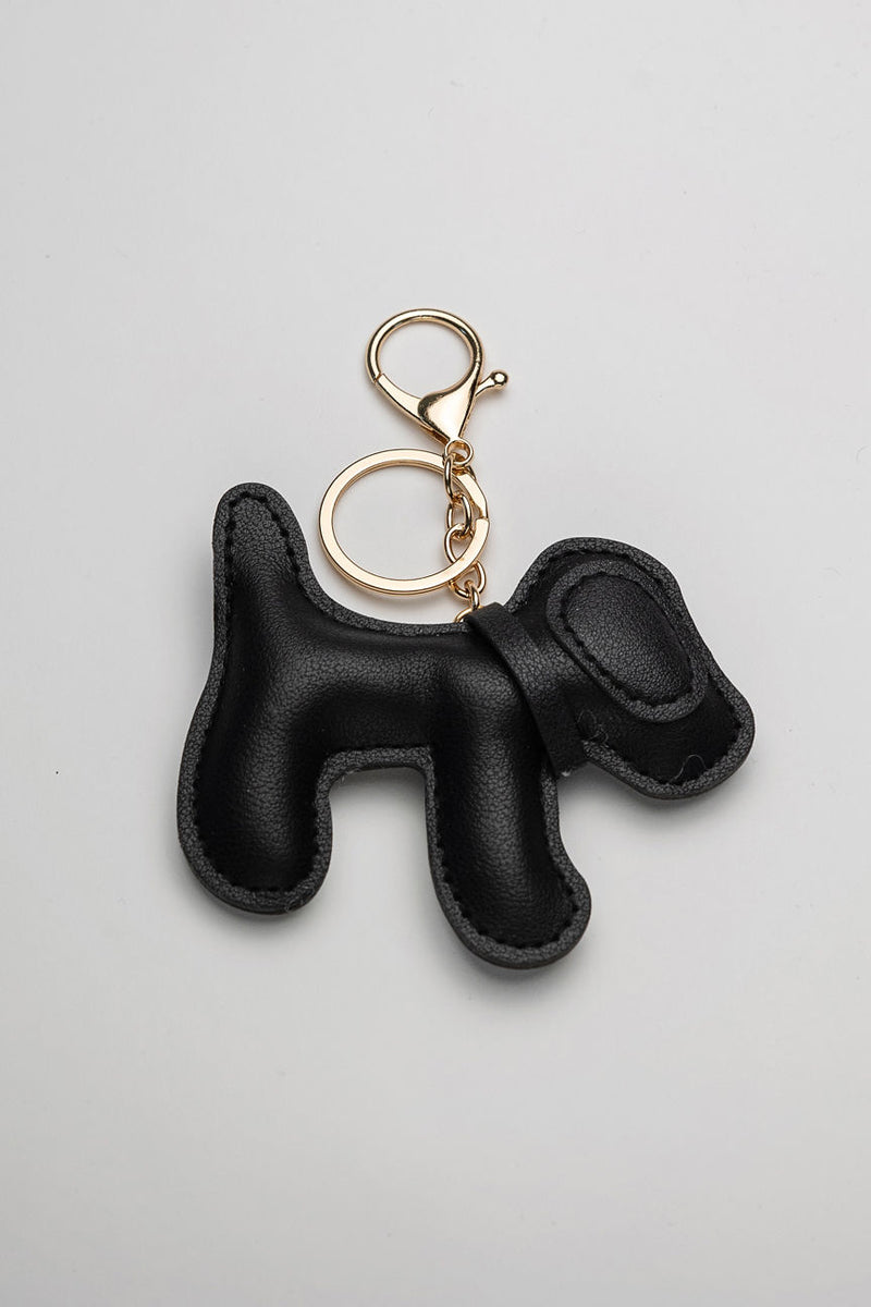 Bow 19 Charm Dog Black