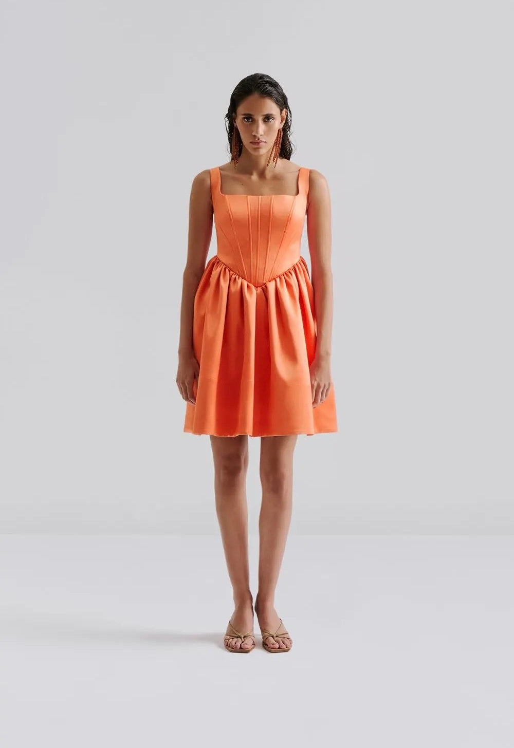 Malina Livia Mini Dress Papaya