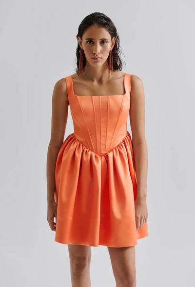Malina Livia Mini Dress Papaya
