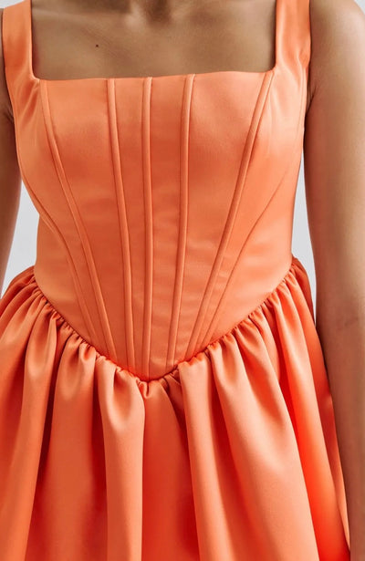 Malina Livia Mini Dress Papaya