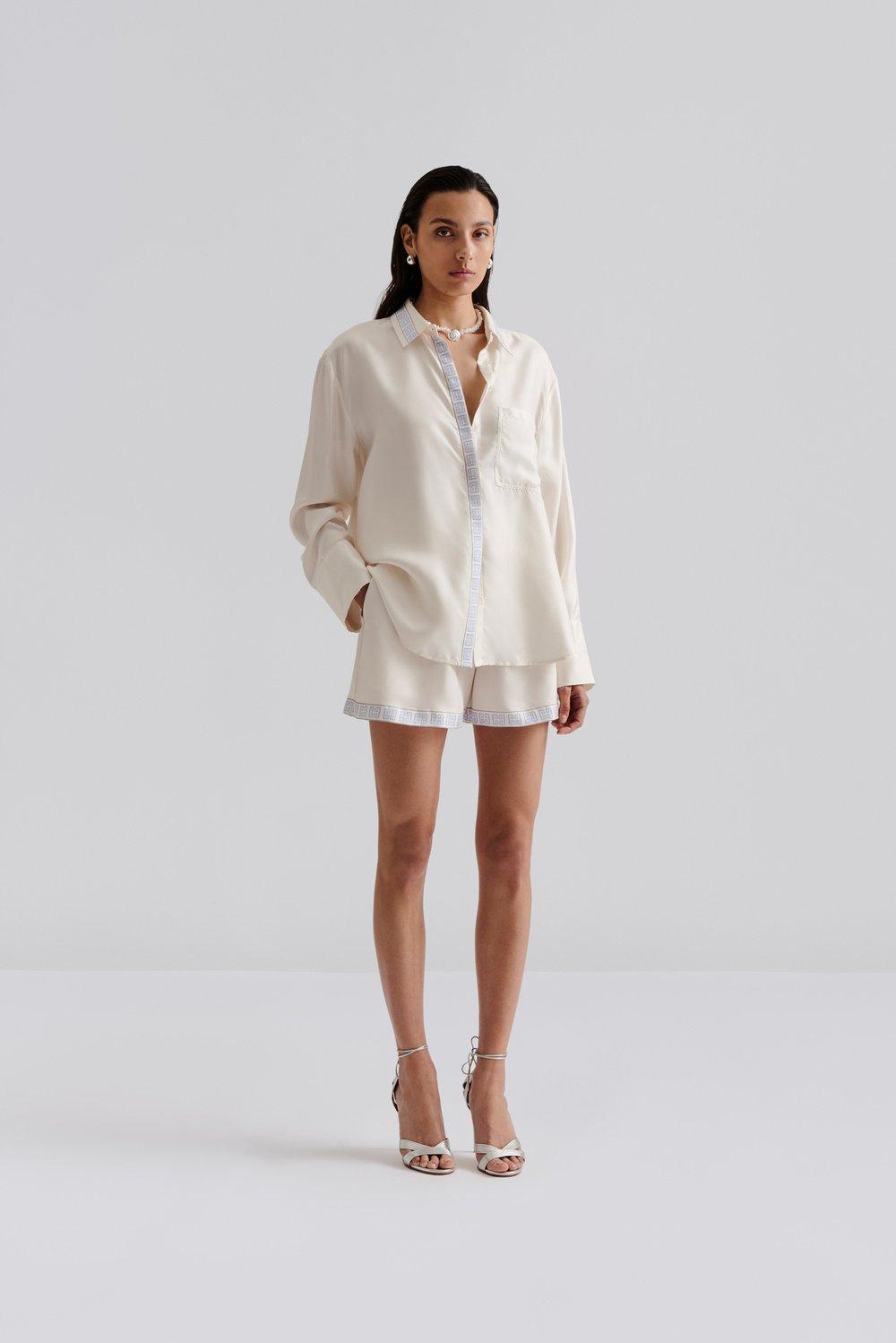 Malina Felicity Silk Shirt Mosaic