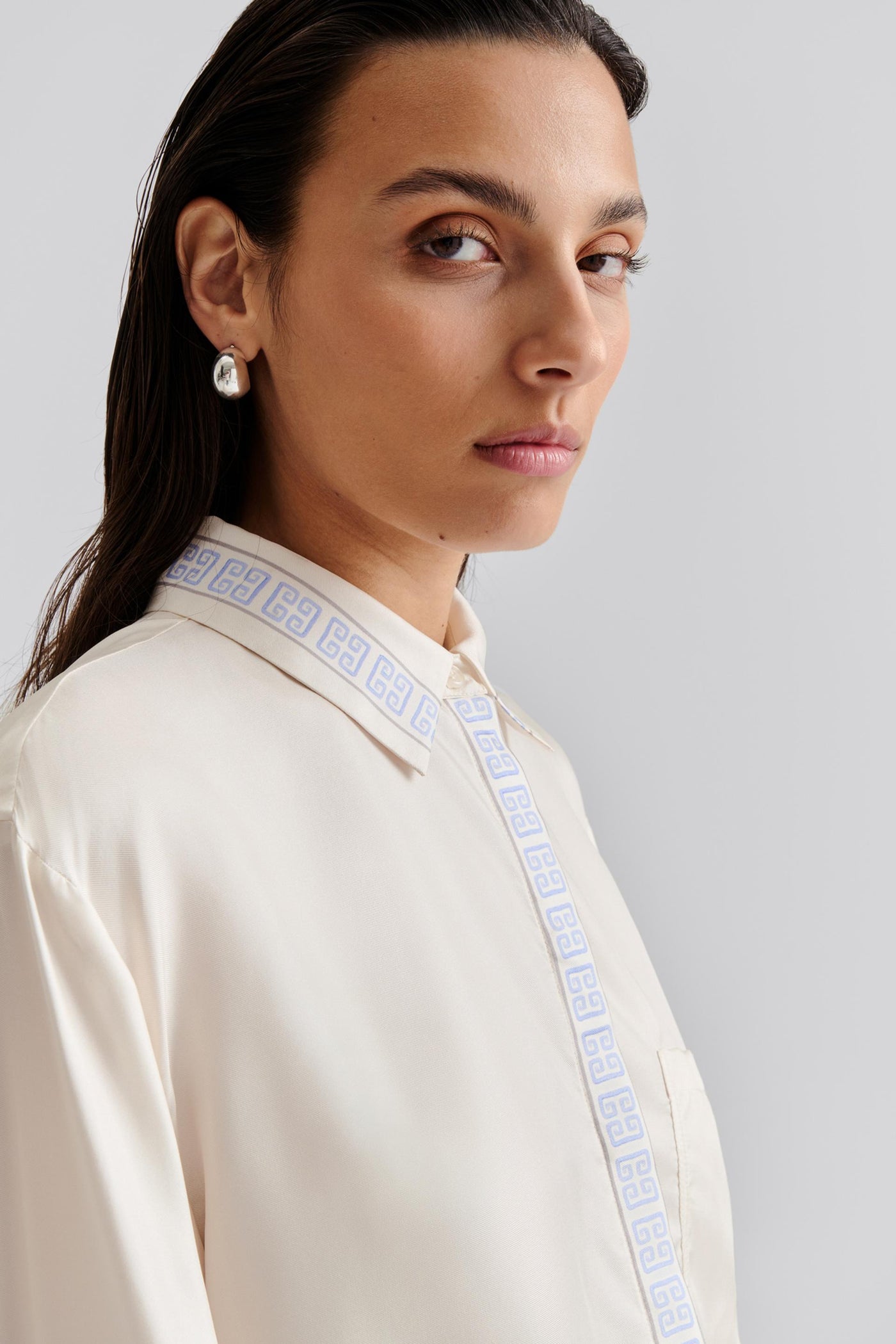 Malina Felicity Silk Shirt Mosaic