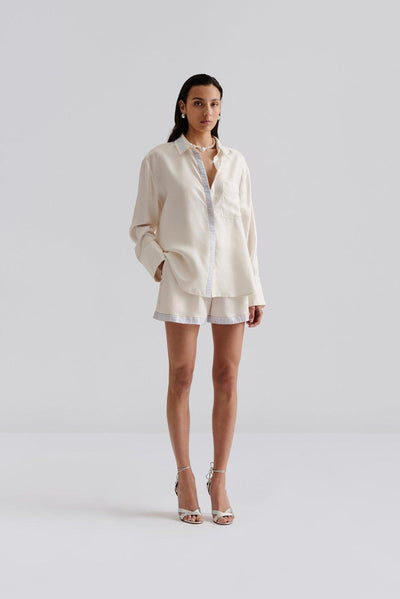 Malina Iris Silk Shorts Mosaic