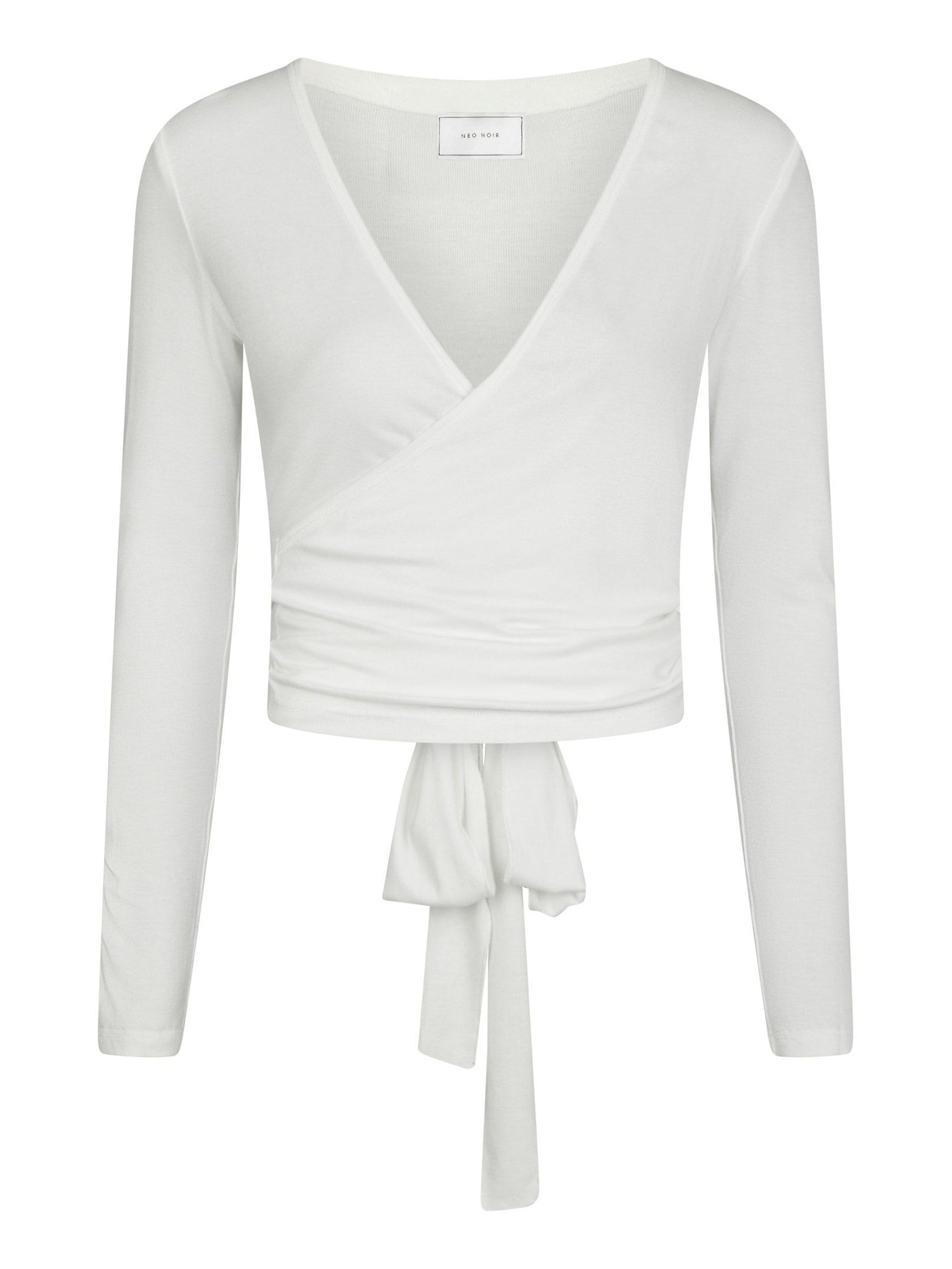 Neo Noir Nia Jersey Wrap Blouse