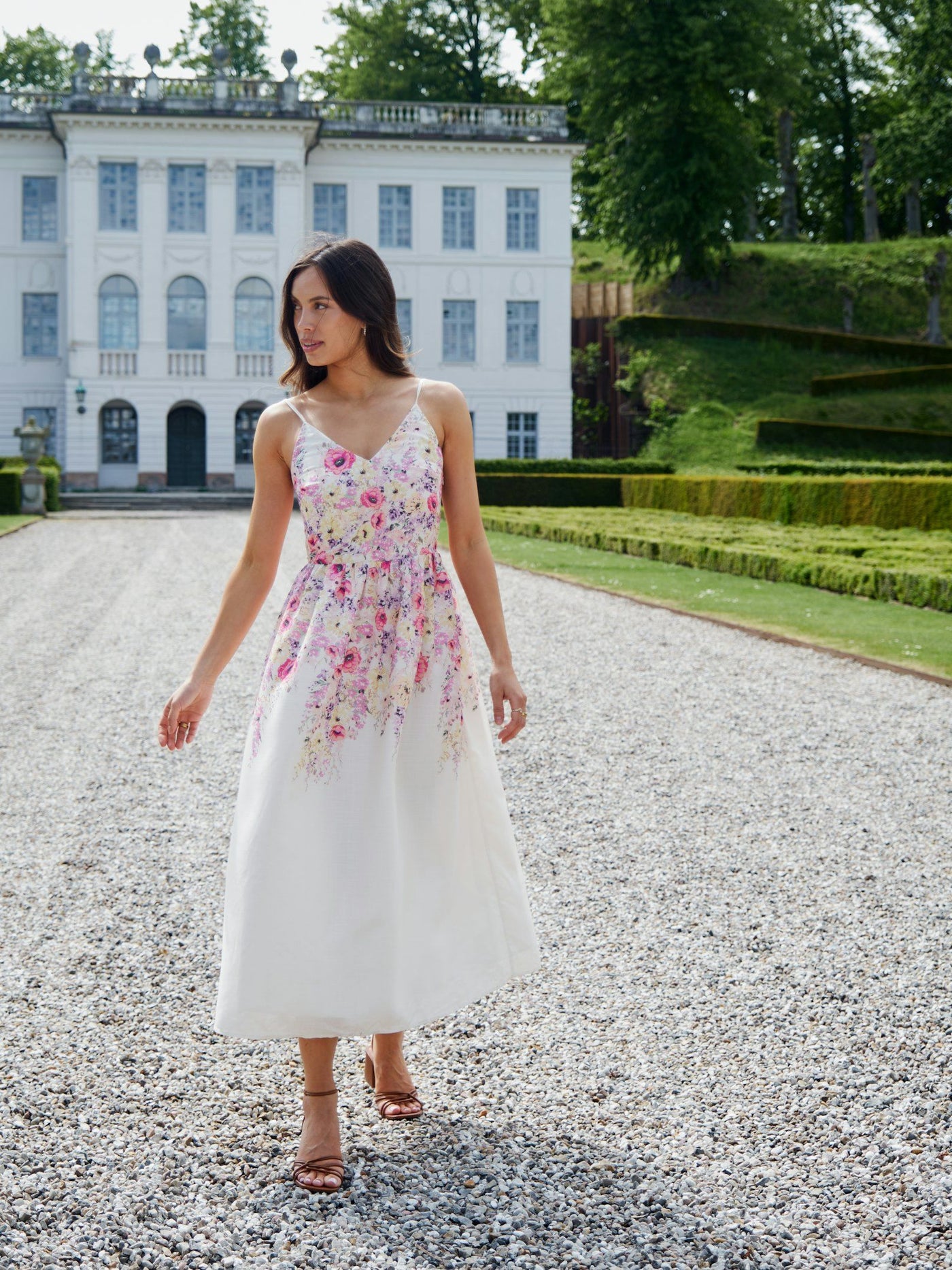 Neo Noir Sanni Flower Print Dress