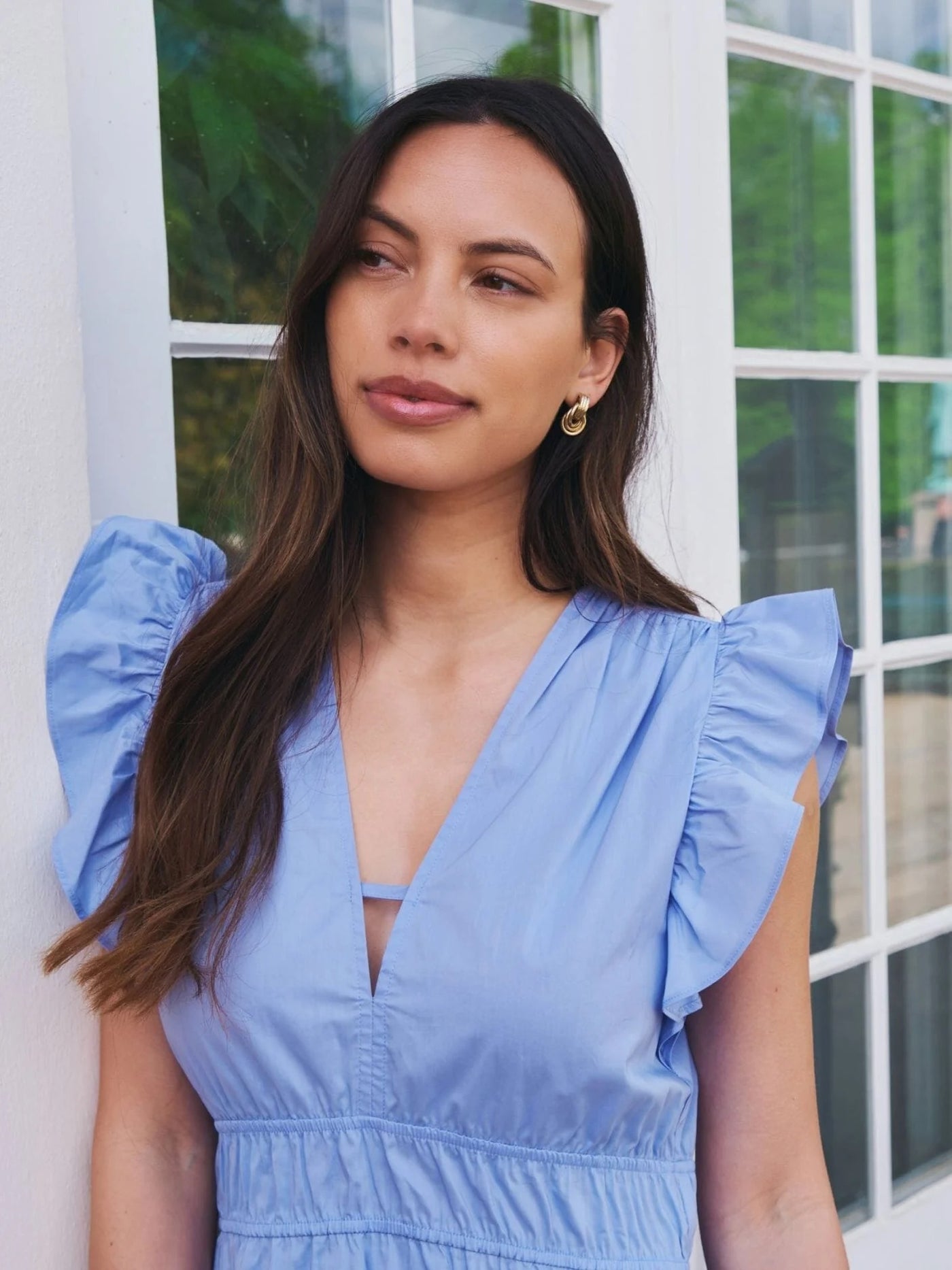 Neo Noir Pollana Poplin Dress