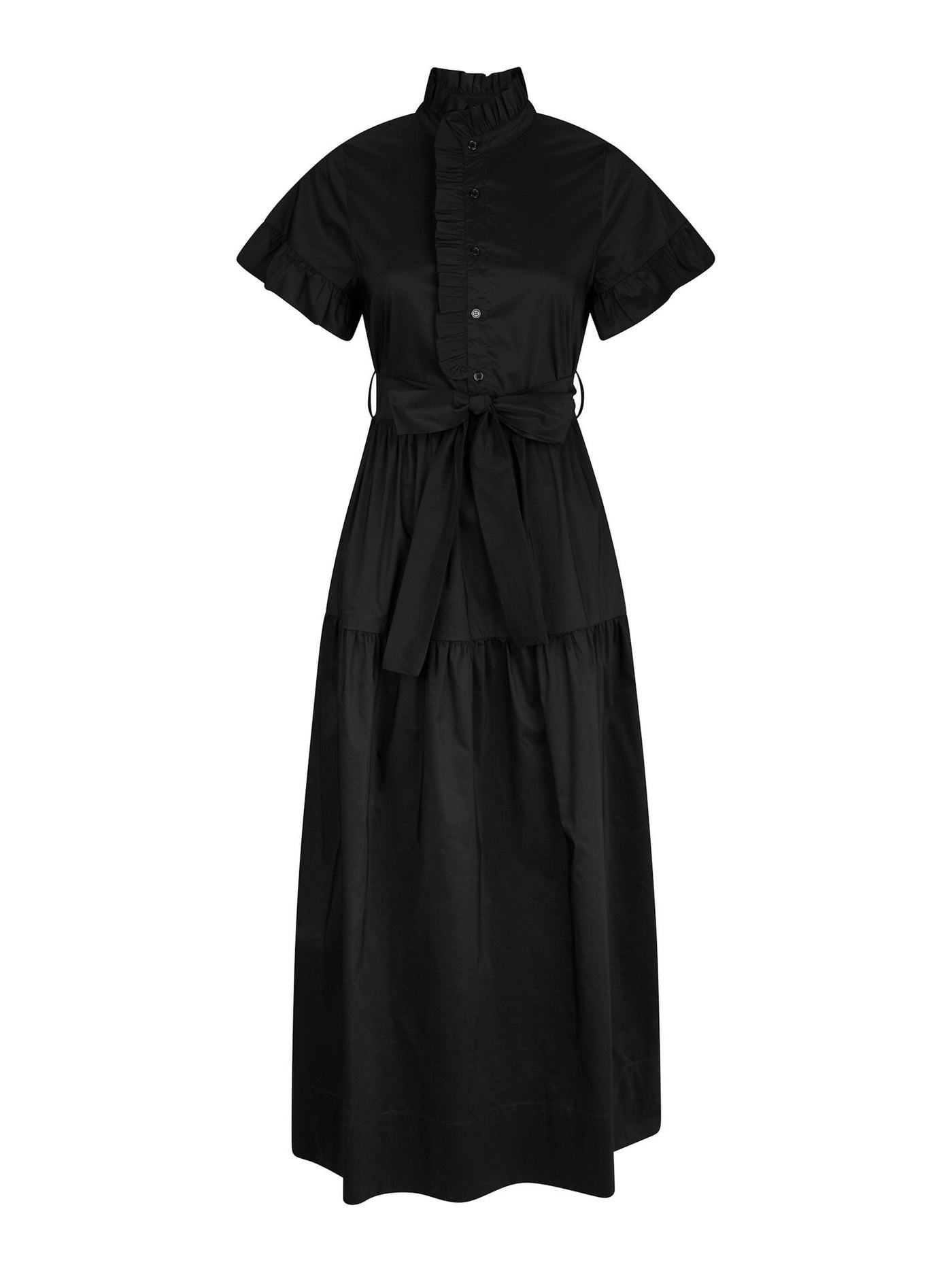 Neo Noir Nellie Poplin Dress black