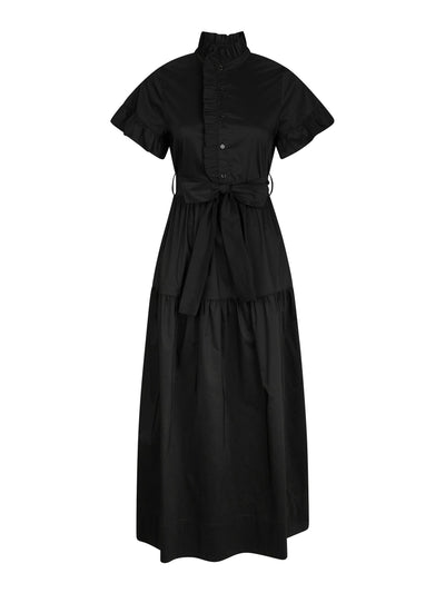 Neo Noir Nellie Poplin Dress black