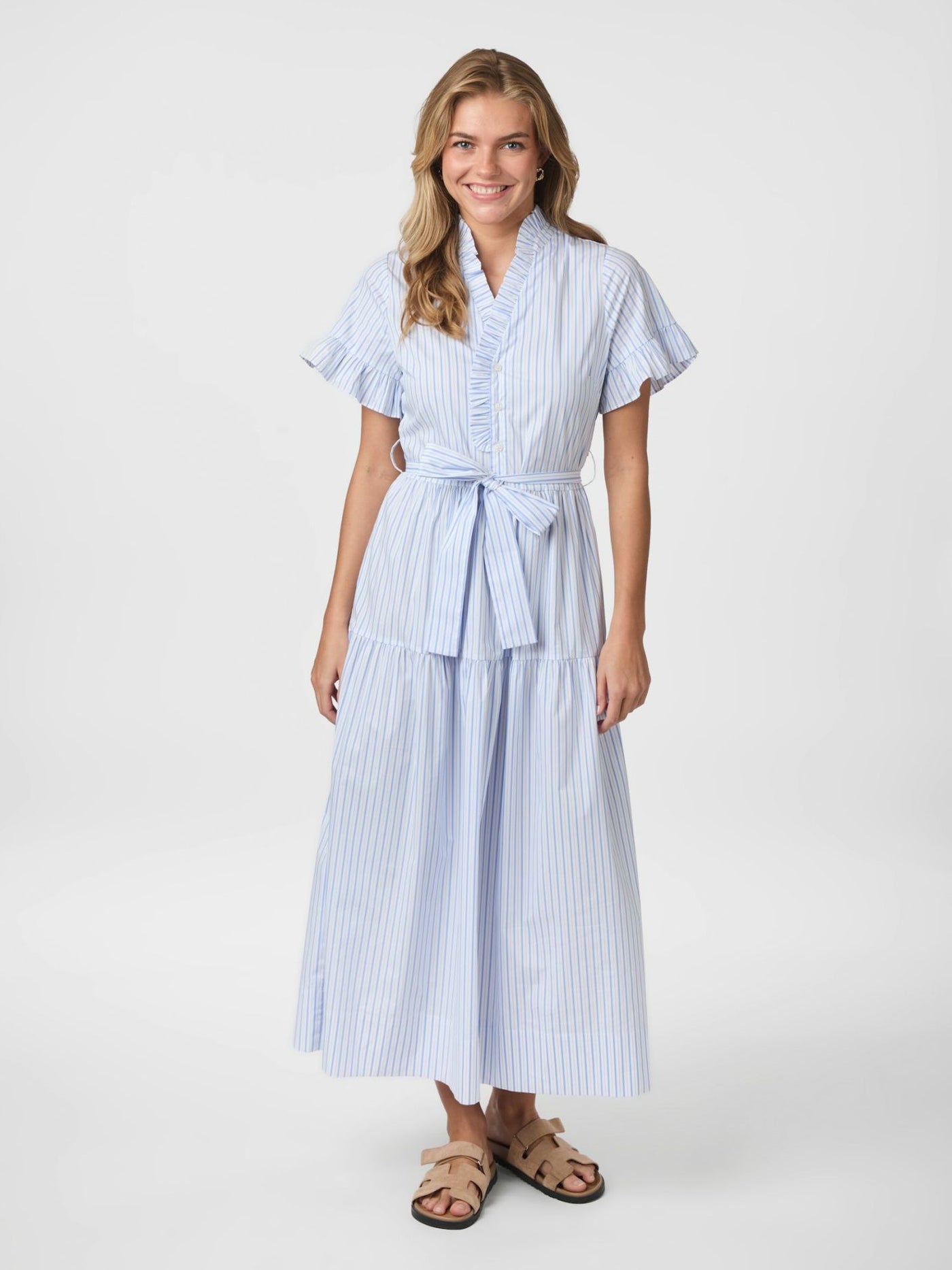 Neo Noir Nessie Stripe Dress