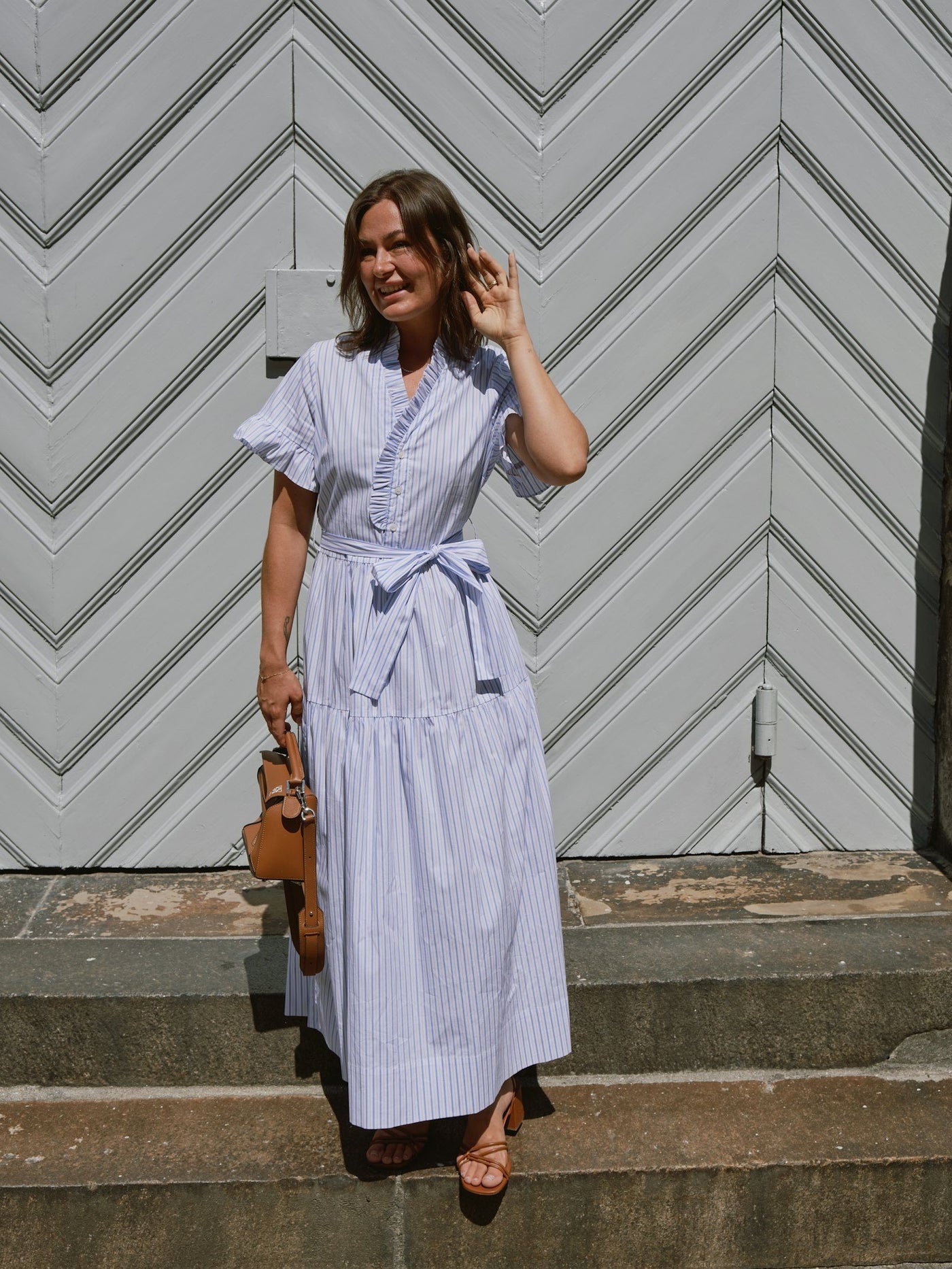 Neo Noir Nessie Stripe Dress