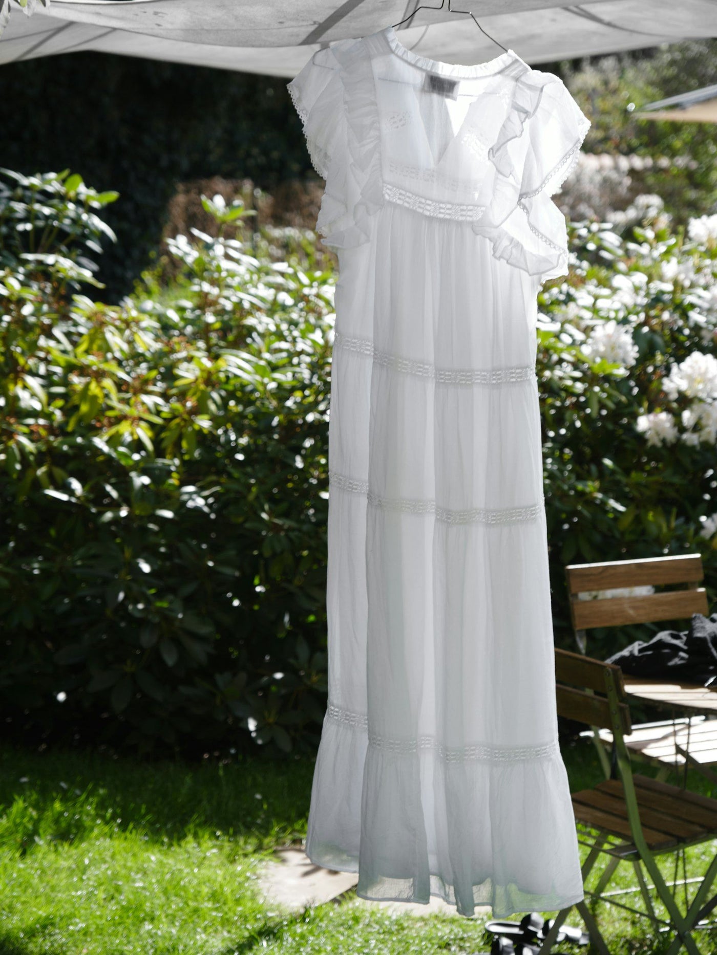 Neo Noir Ankita Voile Dress White