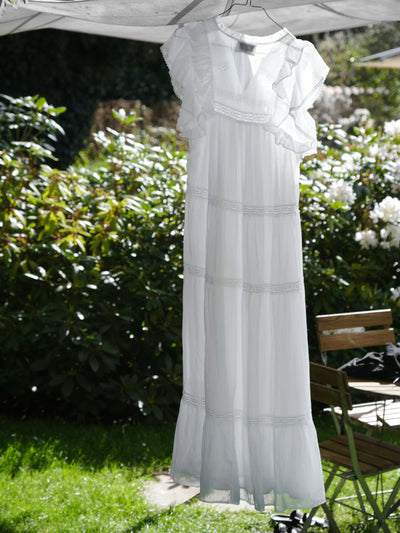 Neo Noir Ankita Voile Dress White