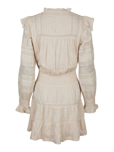 Neo Noir Aran S Voile Dress Ivory