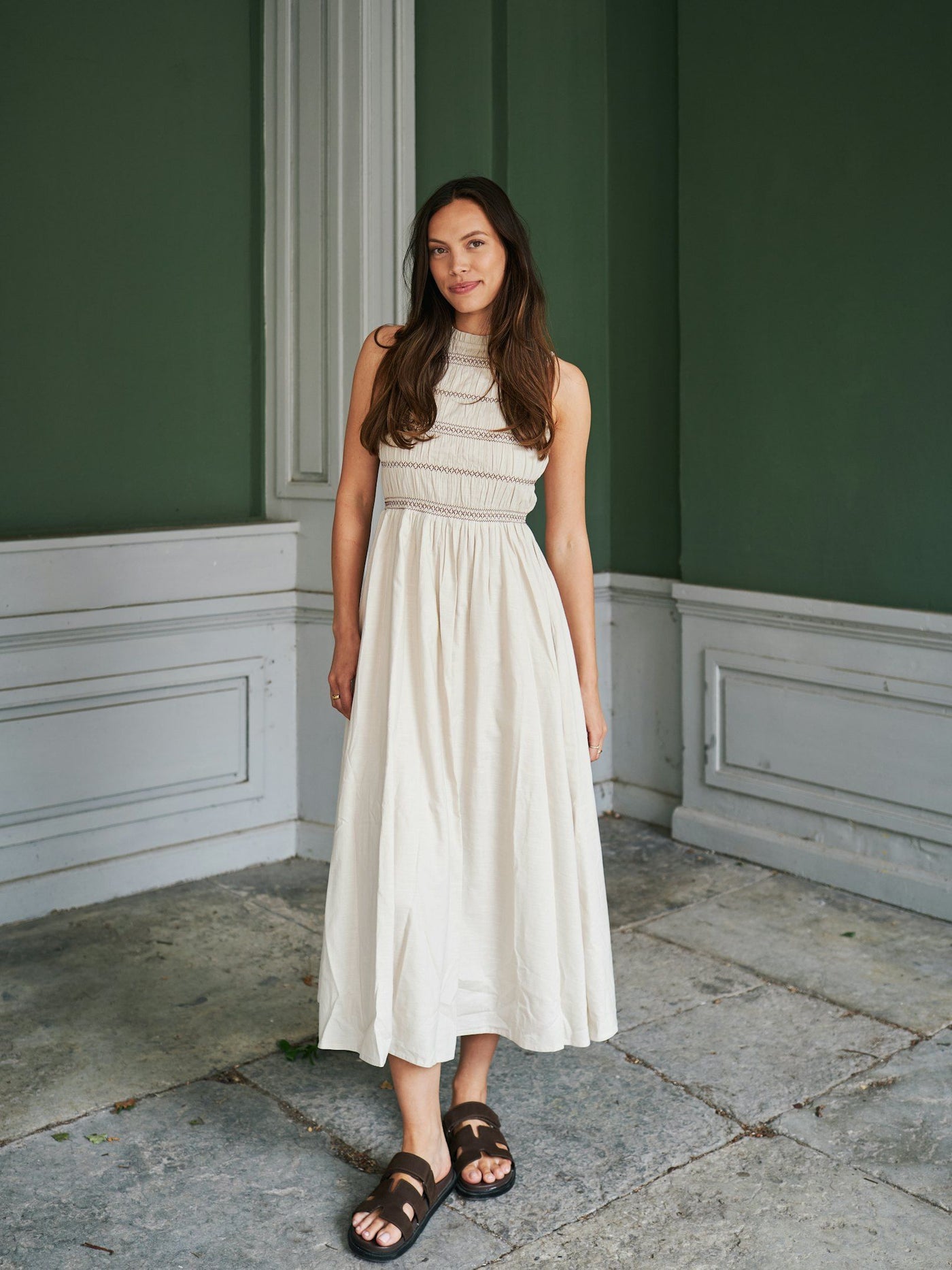 Neo Noir Atika Deco Smock Dress
