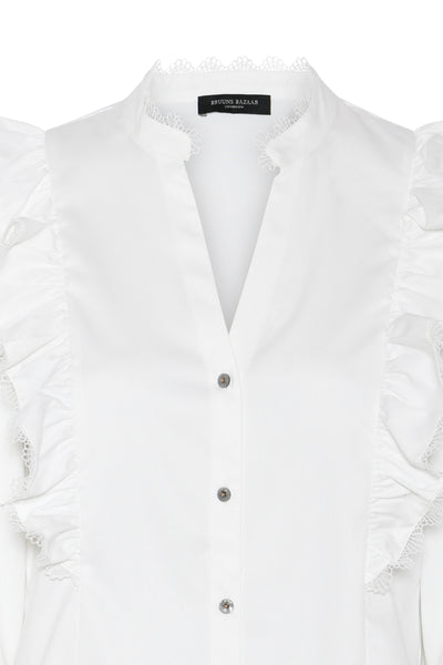 Bruuns Bazaar CardiniBB Taya Shirt Snow White