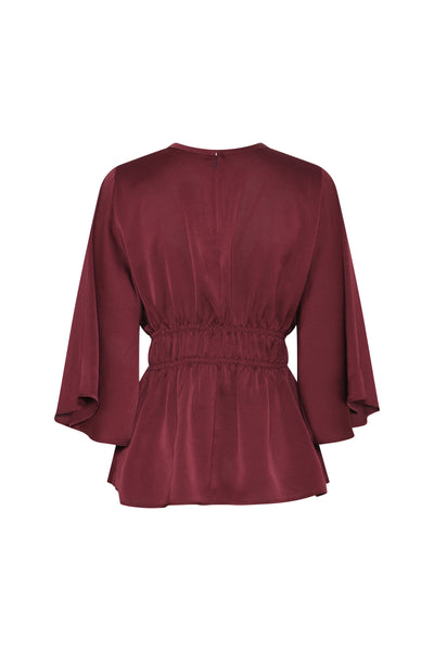 Bruuns Bazaar Acacia BBVenila Blouse Burgundy