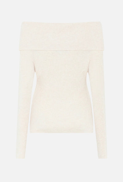 Bruuns Bazaar AnemoneBB Tonna Knit White Cream Melange