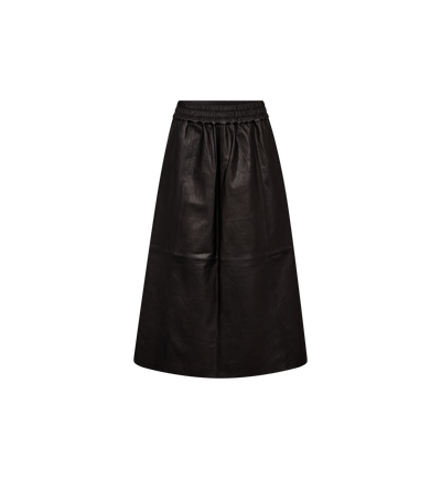 Mos Mosh Deena Leather Skirt black