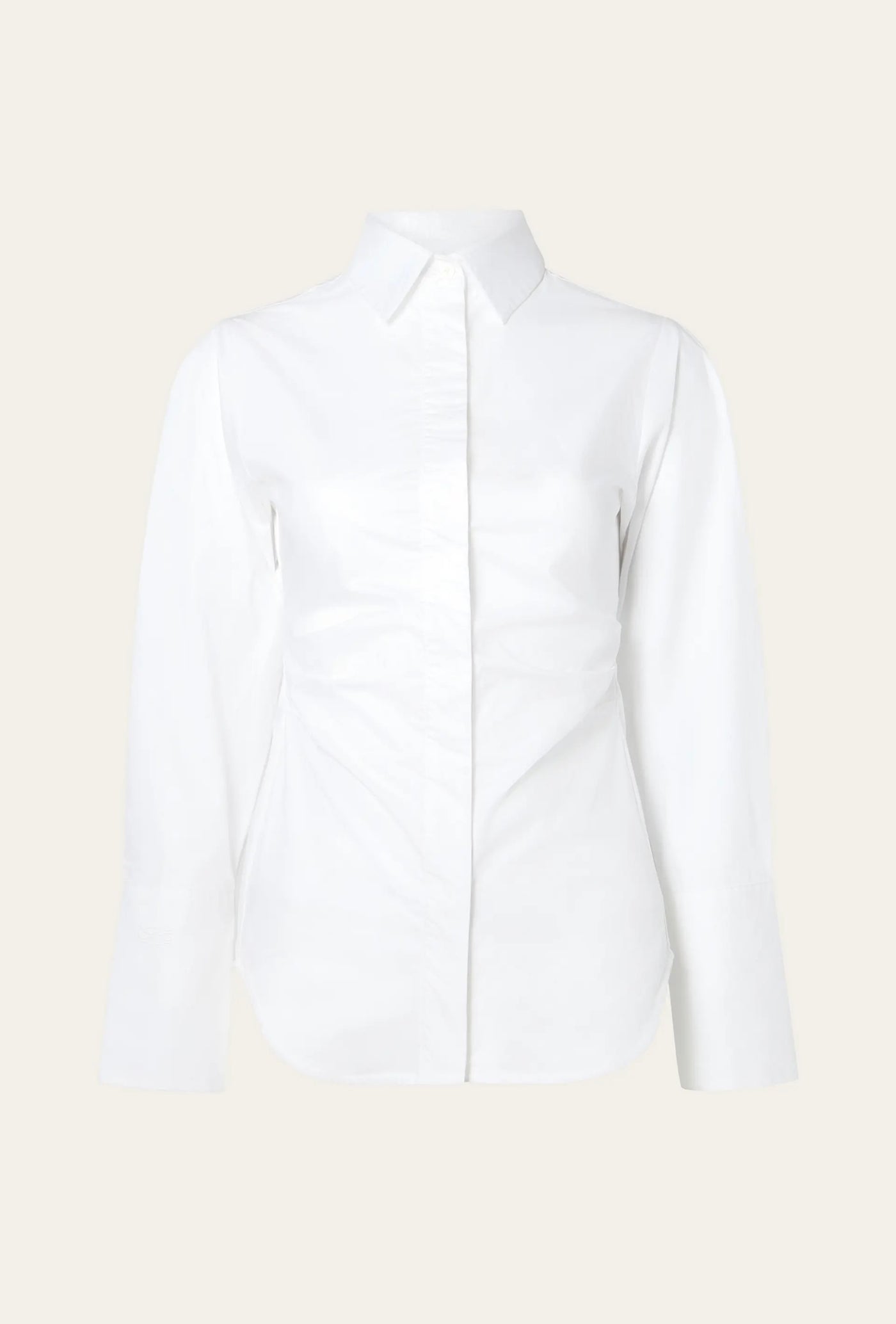 Malina Calisa Fitted Poplin Shirt White