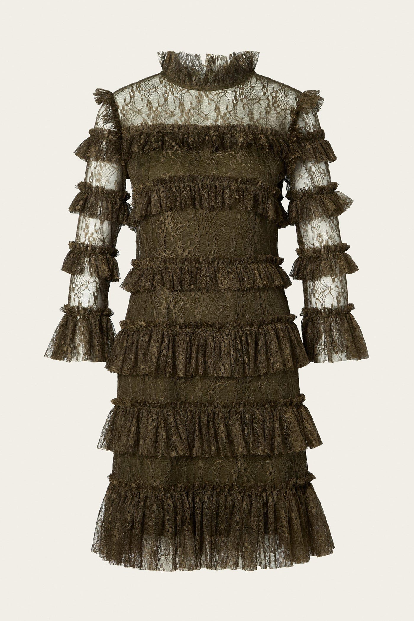 Malina Carmine Dress Olive