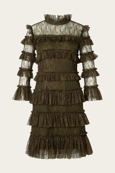 Malina Carmine Dress Olive