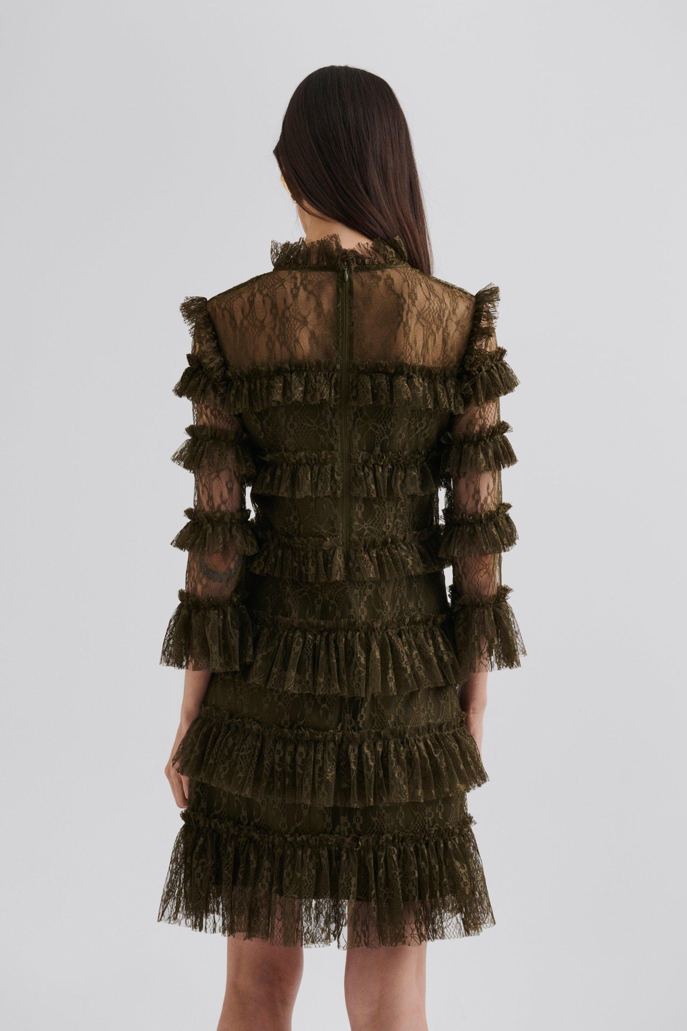 Malina Carmine Dress Olive