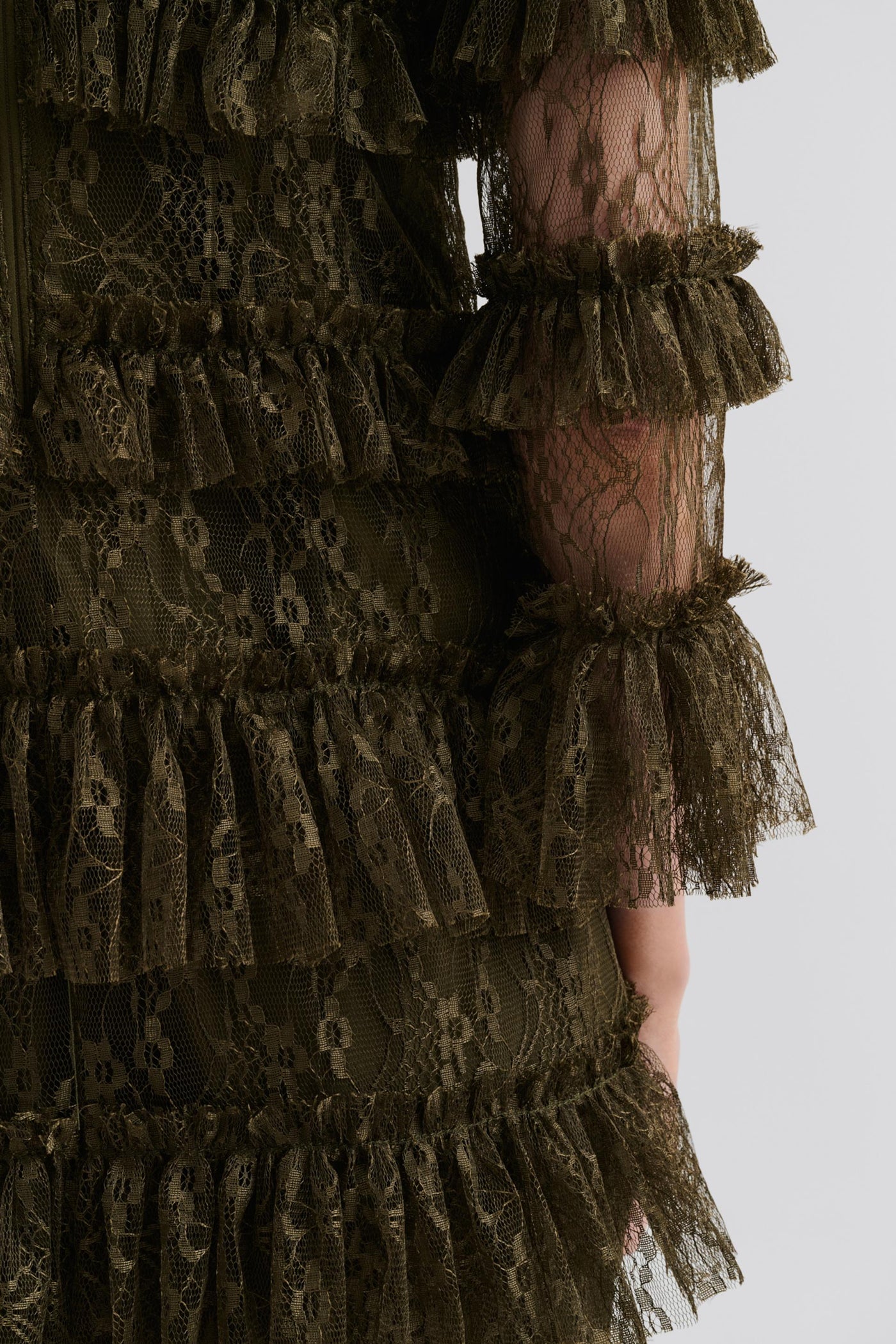 Malina Carmine Dress Olive