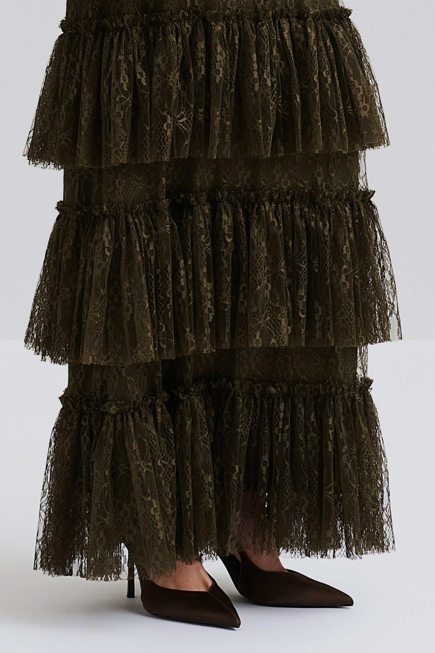 Malina Carmine Maxi Dress Olive
