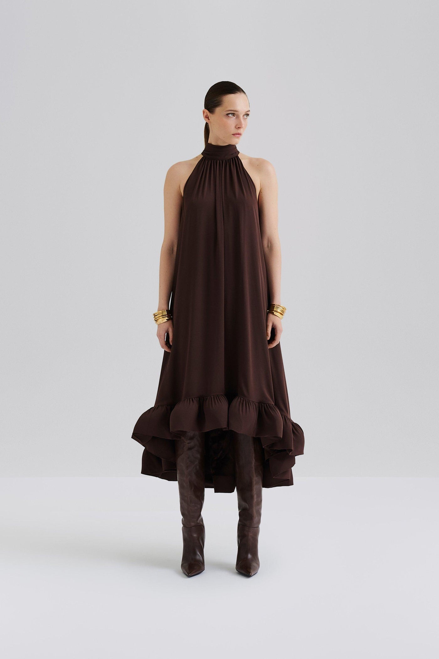Malina Sabrina Midi Dress