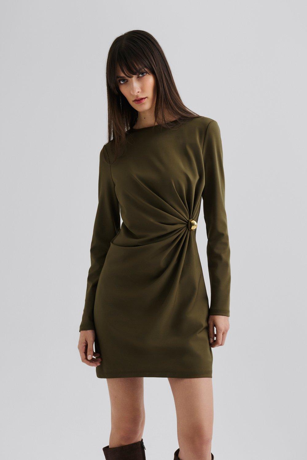 Malina Mailey Dress Olive