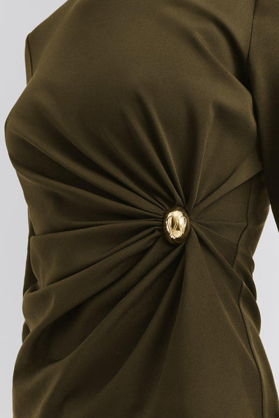 Malina Mailey Dress Olive