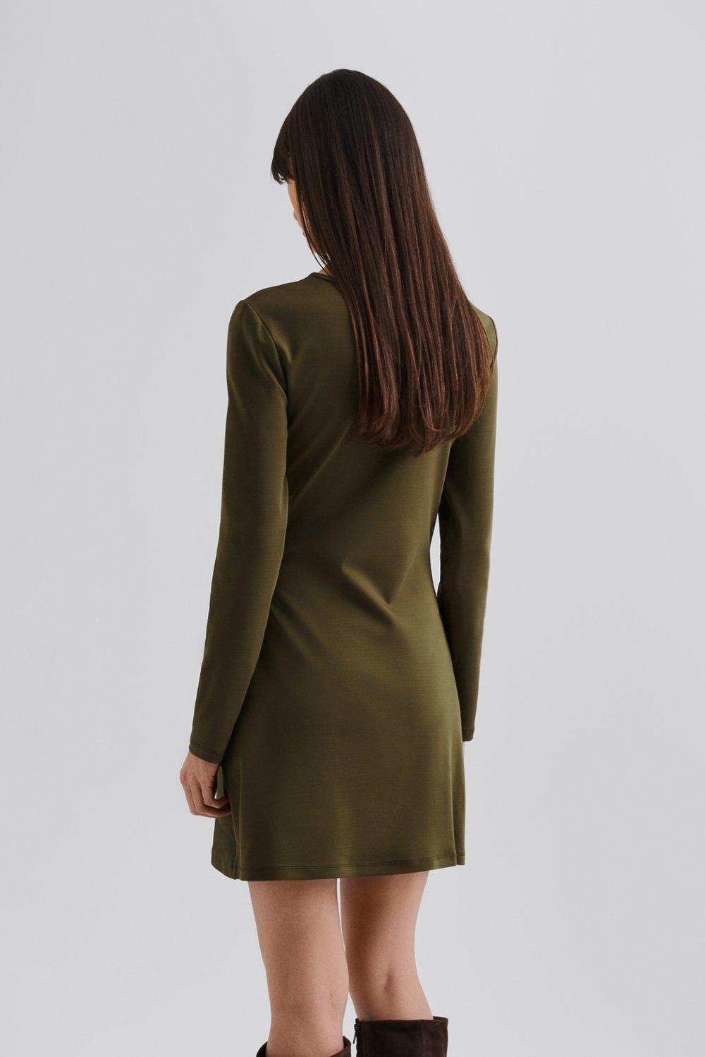 Malina Mailey Dress Olive