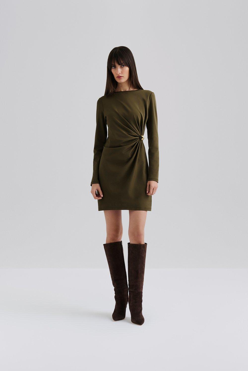 Malina Mailey Dress Olive