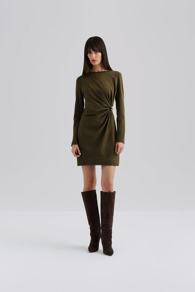 Malina Mailey Dress Olive